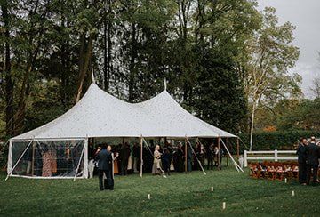 wedding reception, tent, seating