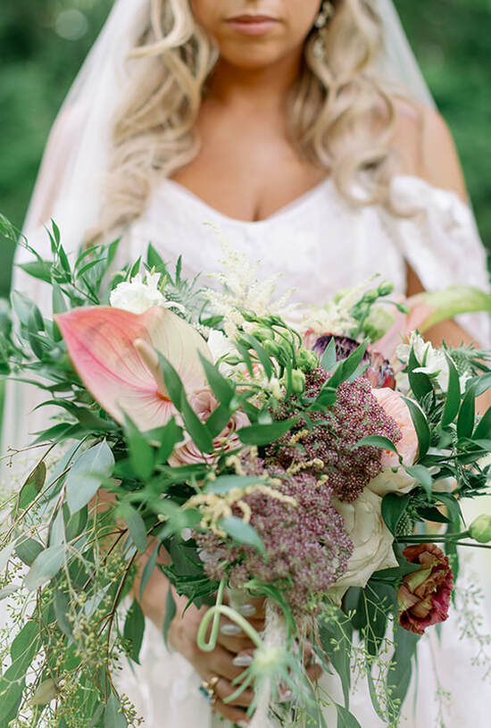 Bridal bouquet, florals, bride, wedding
