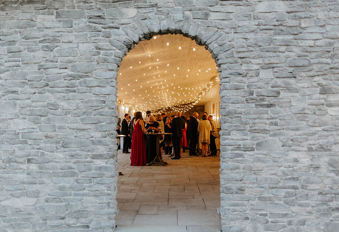Wedding entrance, lighting 