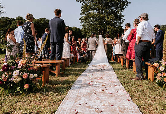 Ceremony Aisle, wedding, bride, veil
