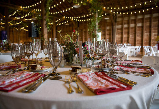Tablescape, wedding, glassware, reception