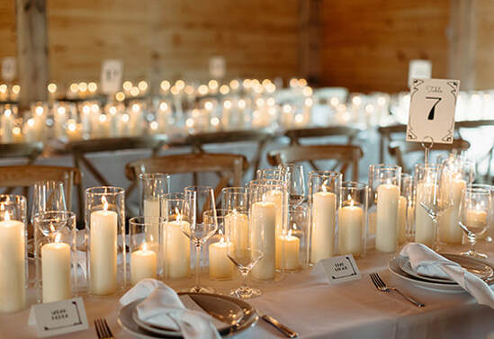 wedding, tablescape, table numbers, candle