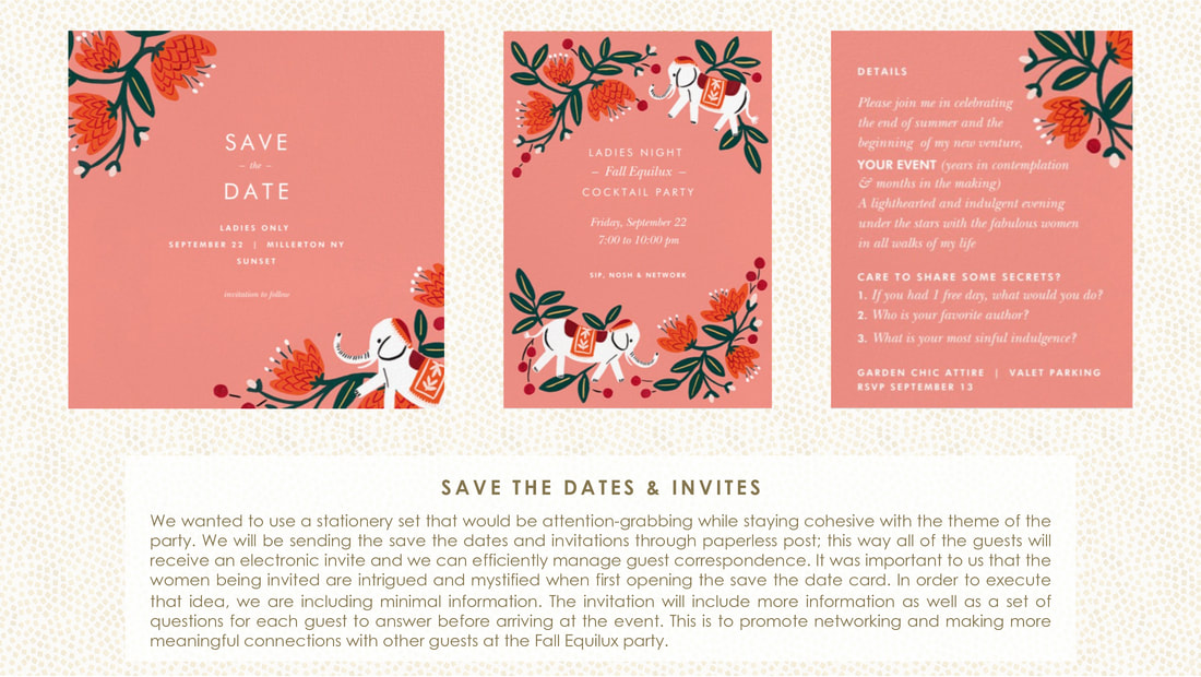 Ladies Night Cocktail Party Invitations