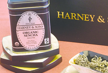 Harney & Sons Organic Sencha Label Design