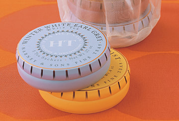 Harney & Sons HT Round Tin Package Design