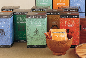 Harney & Sons Fine Tea Carton Design