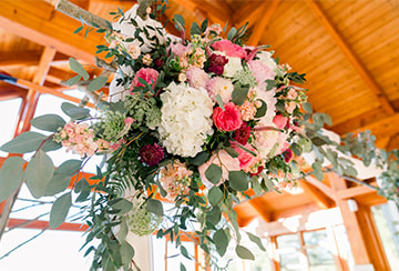 Floral arrangement, wedding ceremony