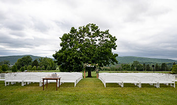 Ceremony seating, wedding