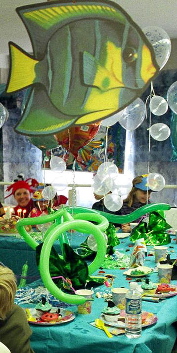 Under the sea birthday party