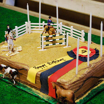 Equestrian Birthday cake