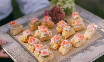 wedding reception, catering, food, waiter, appetizer