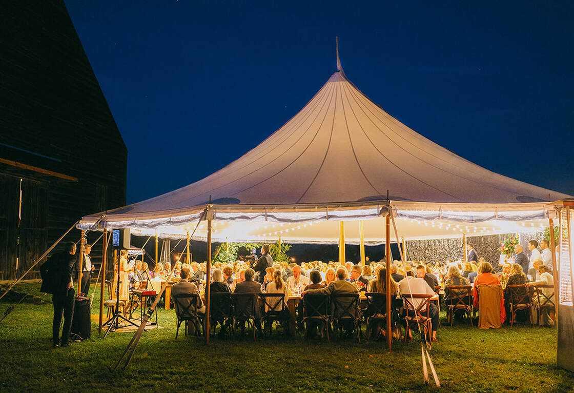Wedding tent, seating, tablescape, reception