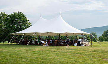 private wedding venue, tent, outdoor wedding