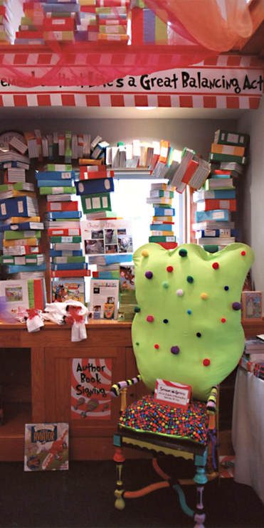 The Places you'll go book fair decoration and props