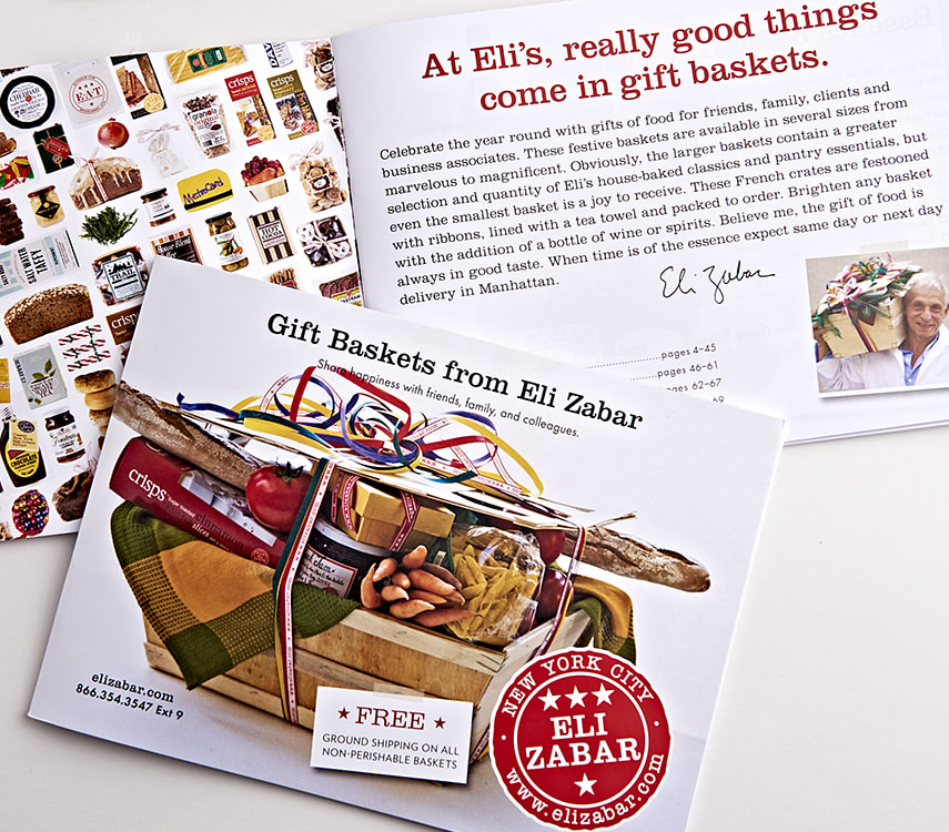Eli Zabar Gift Basket Catalog Design