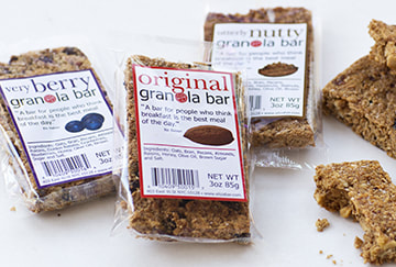 Eli Zabar granola bar package design