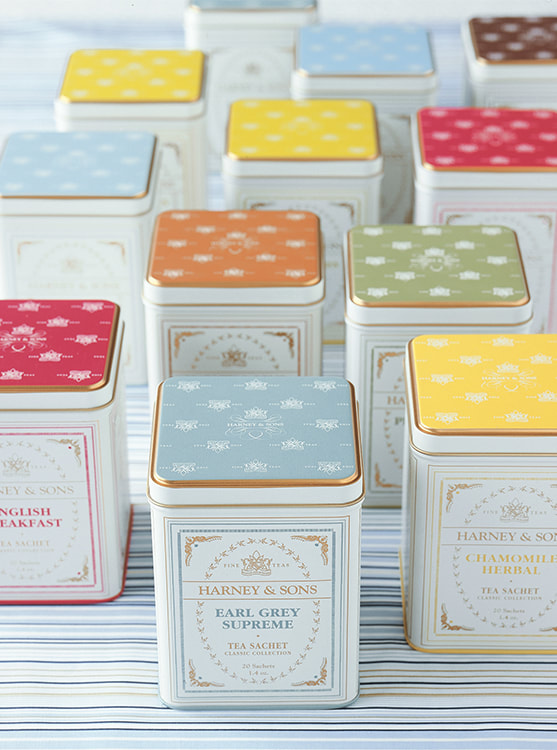 Harney & Sons Classic Tea Line Package Design