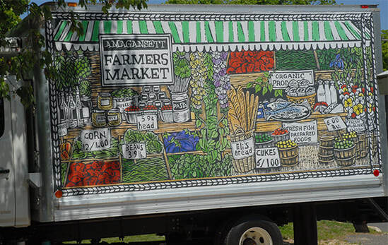 Eli Zabar's Amagansett Farmers Market Truck Graphic Design